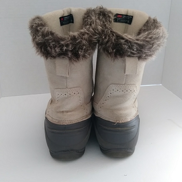 Field & Stream PAC Suede Faux Fur Winter Boots 8 Ivory - Picture 14 of 16